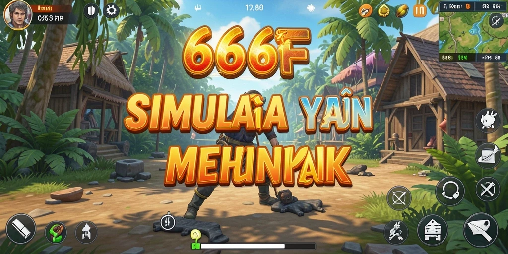Screenshot utama 666F menunjukkan gameplay menarik dan dinamis.
