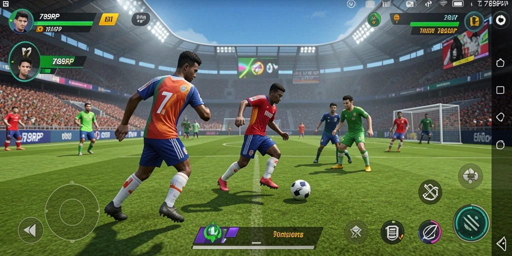Screenshot <strong>789RP</strong> menampilkan aksi seru dalam pertandingan olahraga.