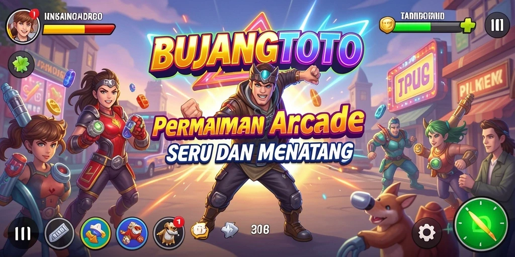 Tampilan gameplay seru dan penuh tantangan di BUJANGTOTO.