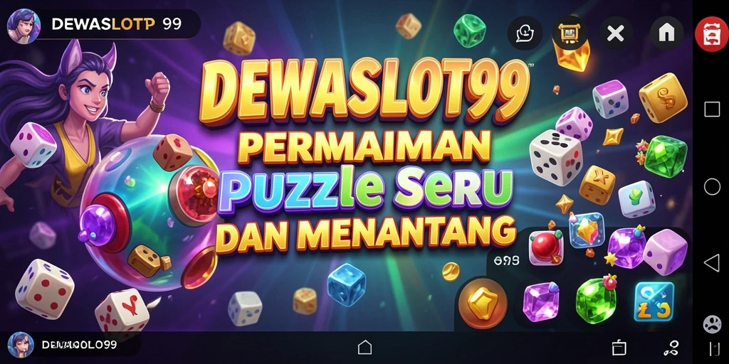 Gameplay DEWASLOT99 dengan tantangan puzzle yang seru.