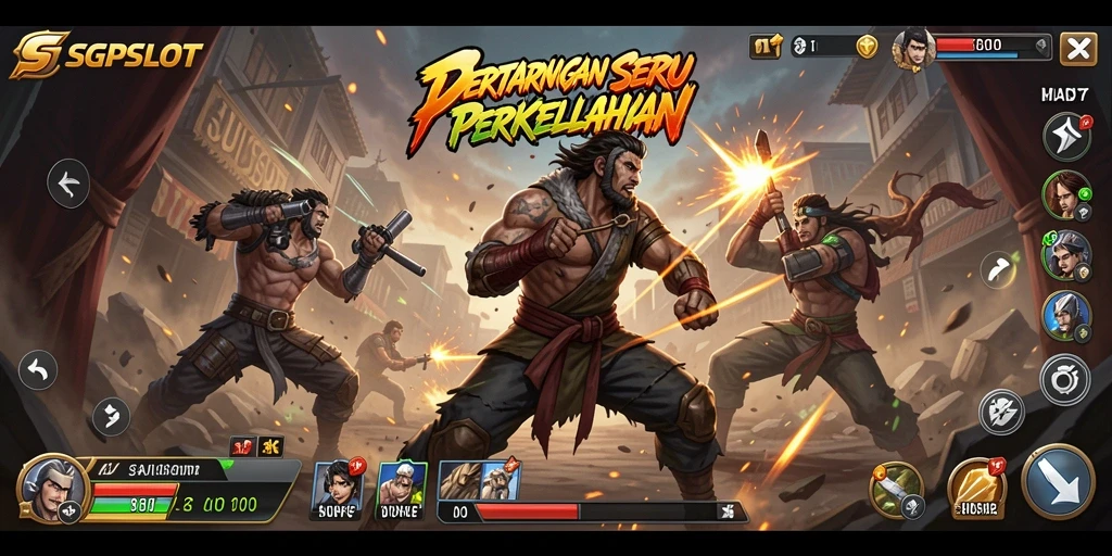 Tampilan gameplay seru dalam pertarungan epik SGPSLOT.
